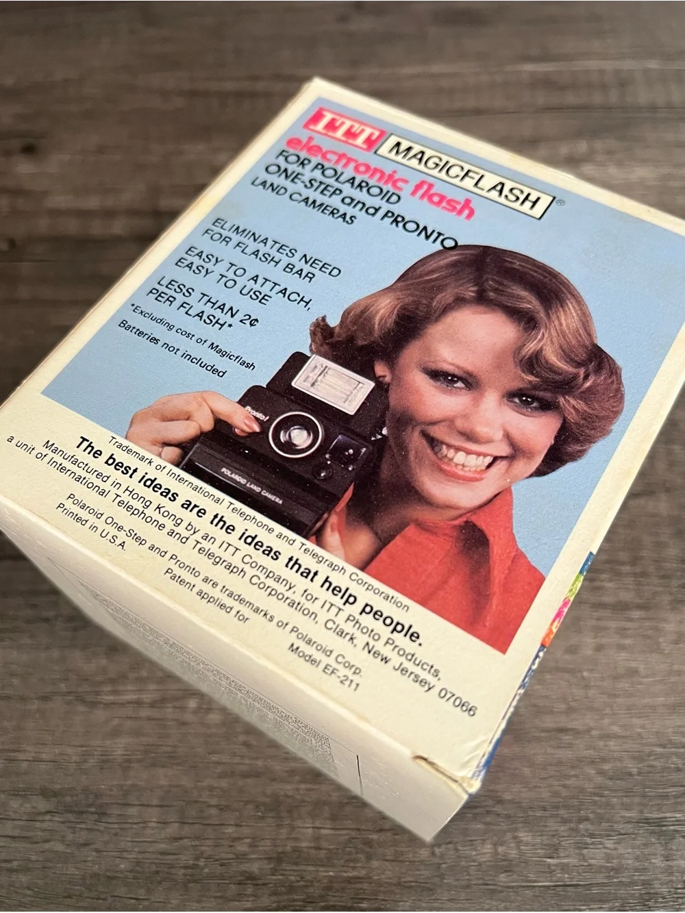 Polaroid OneStep Instant Camera with Rainbow Stripe Accents - White